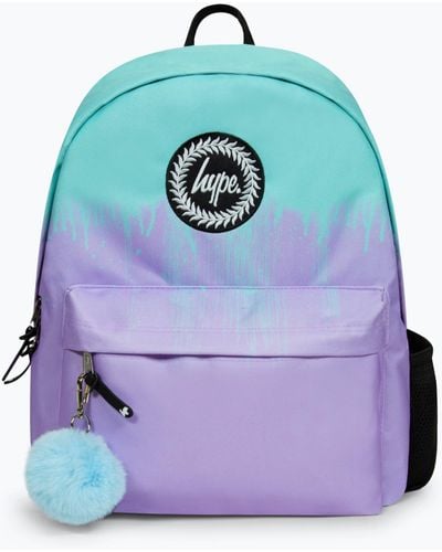 Hype Blue Drips Backpack - Grey