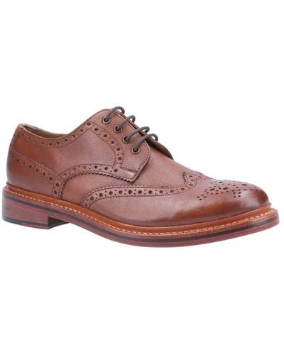Cotswold 'quenington Leather' Lace Shoes - Brown