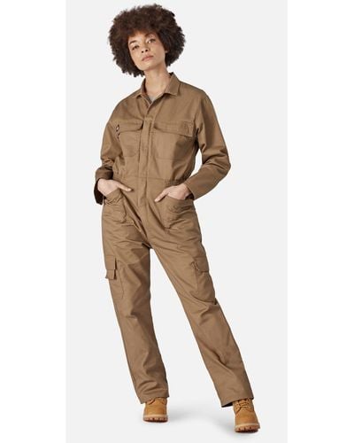 Dickies 'everyday Coverall' Jumpsuit - Brown