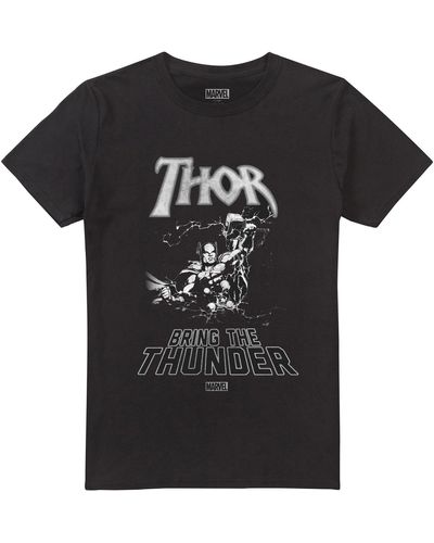 Marvel Thor Bring The Thunder T-shirt - Black