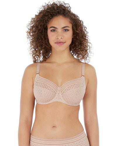 Freya Viva Lace Underwire Side Support Bra - Natural