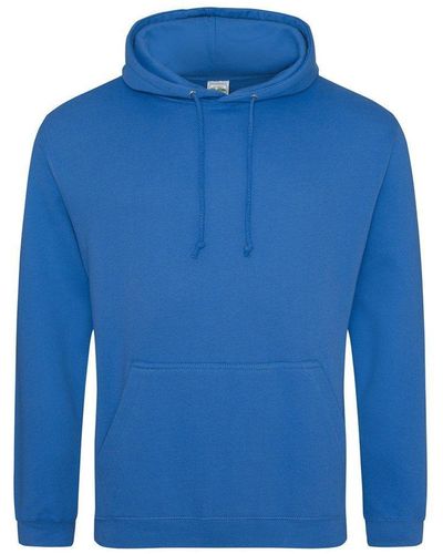 Awdis University Hooded Sweatshirt Hoodie - Blue