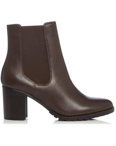 Dune 'partnia' Leather Chelsea Boots - Brown