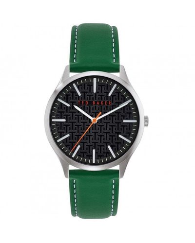 Ted Baker Stainless Steel Fashion Analogue Watch - Bkpmhs005uo - Green