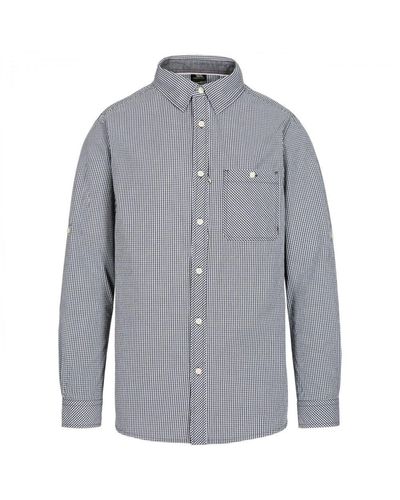 Trespass Yaddlethorpe Cotton Shirt - Grey