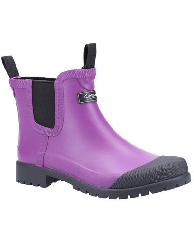 Cotswold 'blenheim' Wellington Boots - Purple