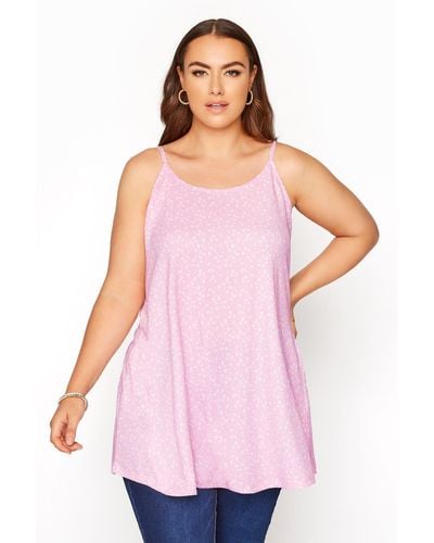Yours Sleeveless Swing Vest - Pink