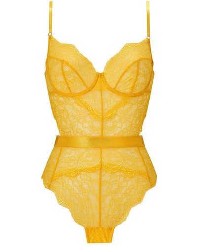 Ann Summers Hold Me Tight Body - Yellow