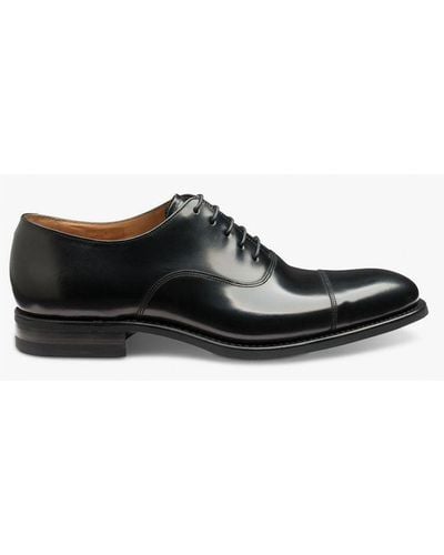 Loake 'finsbury' Toe-cap Oxford Shoes - Black