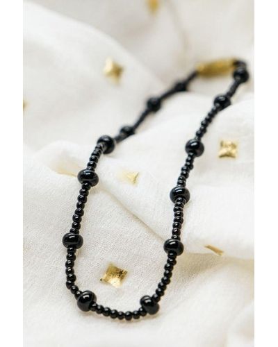 The Colourful Aura Mangalsutra Nazaria Everyday Black Beads Elegant Asian Indian Daily Bracelet