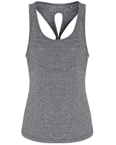 Validate Tridri Yoga Knot Vest Colour Melange - Grey