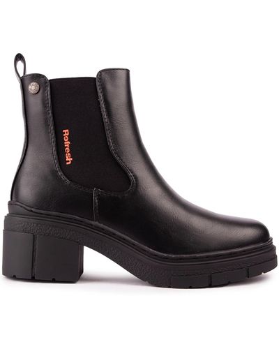 Refresh Gusset Boots - Black