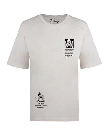 Disney Branded 1928 Mickey Mouse Oversized T-shirt - White