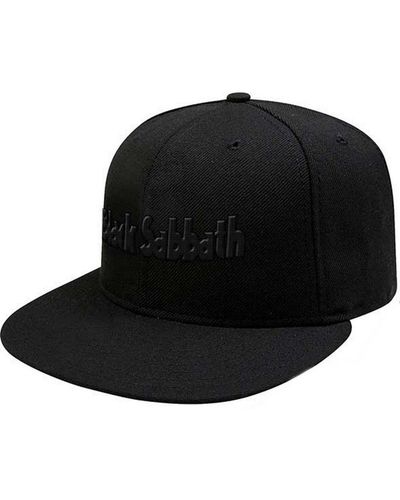 Black Sabbath Demon Logo Snapback Cap - Black