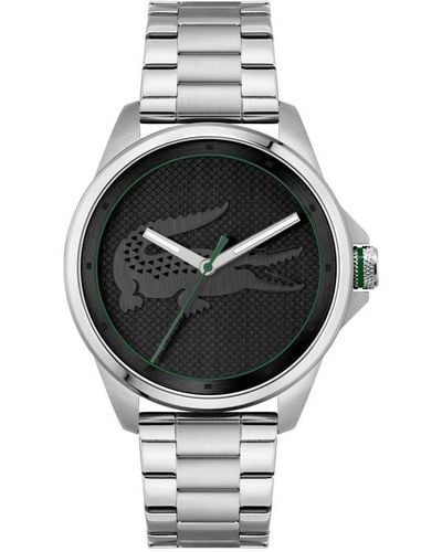Lacoste Le Croc Stainless Steel Fashion Analogue Quartz Watch - 2011131 - Black