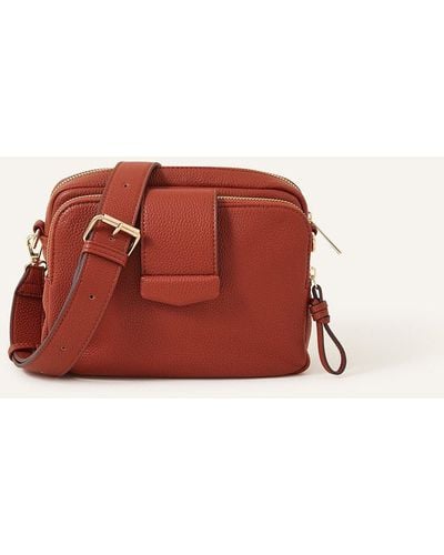 Accessorize Functional Cross-body Bag - Red