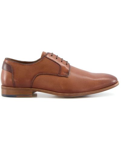 Dune 'billiard' Leather Casual Shoes - Brown