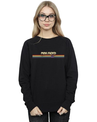 Pink Floyd Prism Retro Stripes Sweatshirt - Black