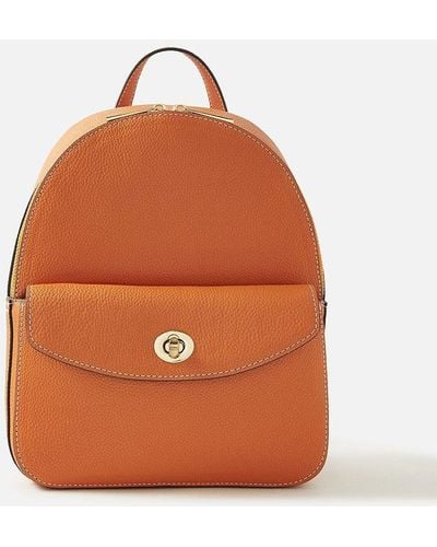 Accessorize 'ricki' Small Backpack - Orange