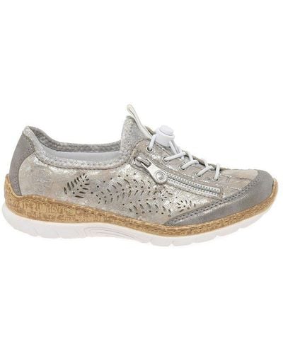Rieker Route Womens Trainers - White