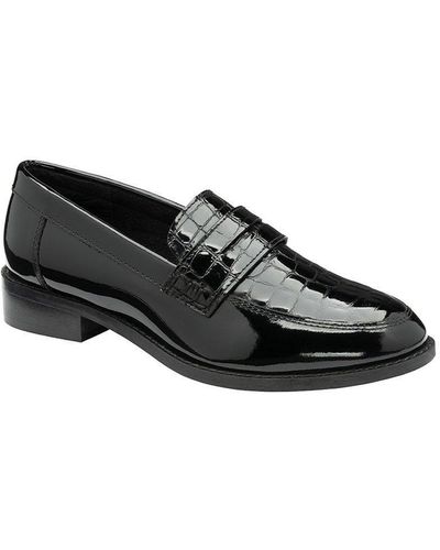 Ravel Black 'enid' Patent Leather Loafers