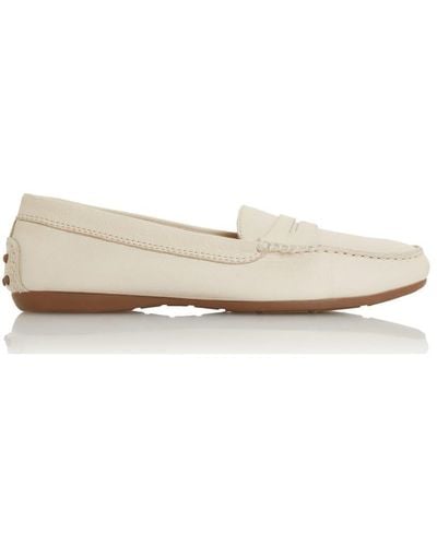 Dune 'grover' Leather Loafers - White