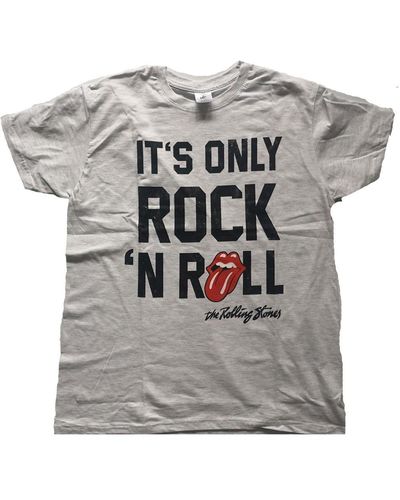 The Rolling Stones It ́s Only Rock N Roll Cotton T-shirt - Grey
