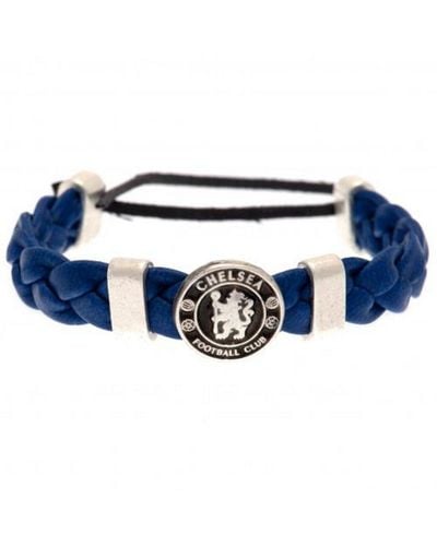 Chelsea Fc Pu Slider Bracelet - Blue