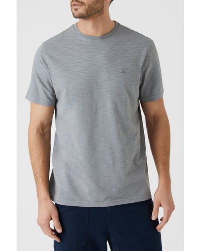 Mantaray Slub Crew Neck T-shirt - Grey