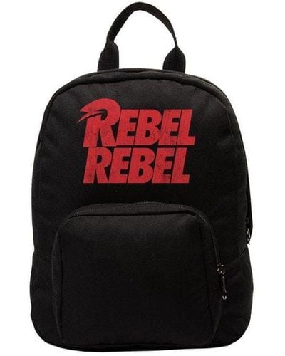 Rocksax David Bowie Mini Backpack - Rebel - Red