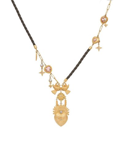 Bibi Bijoux Gold 'despina' Necklace - Metallic