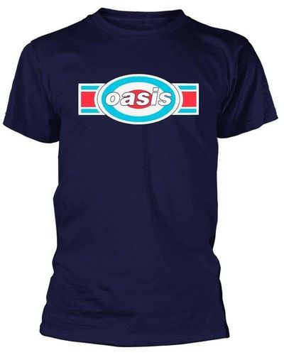 Oasis Oblong Target T-shirt - Blue