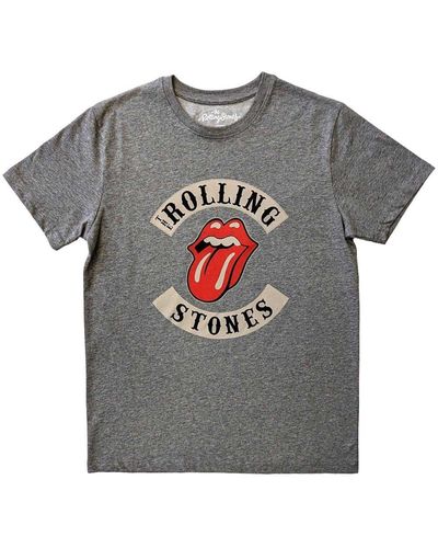 The Rolling Stones Biker Tongue T-shirt - Grey