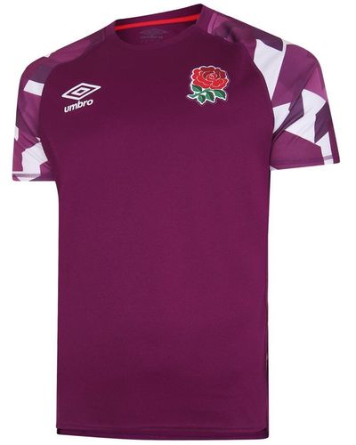 Umbro England Alternate 7s Replica Jersey Short Sleeved - Purple