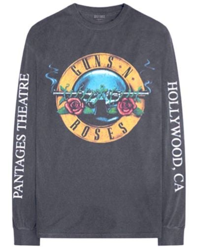 Guns N Roses Hollywood Tour Long-sleeved T-shirt - Grey