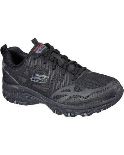 Skechers 'hillcrest' Leather Trainers - Black