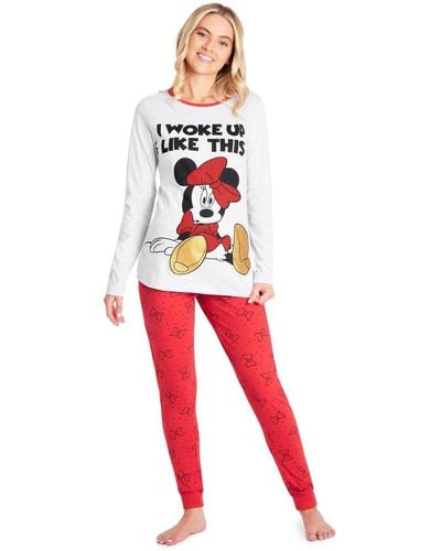 Disney Minnie Mouse Pyjama Set - Red