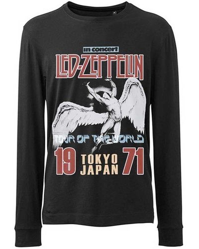 Led Zeppelin Icarus Cotton Long-sleeved T-shirt - Black