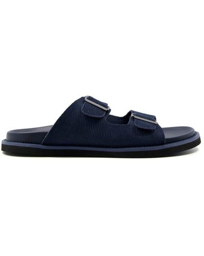 Dune 'induct' Suede Sandals - Blue