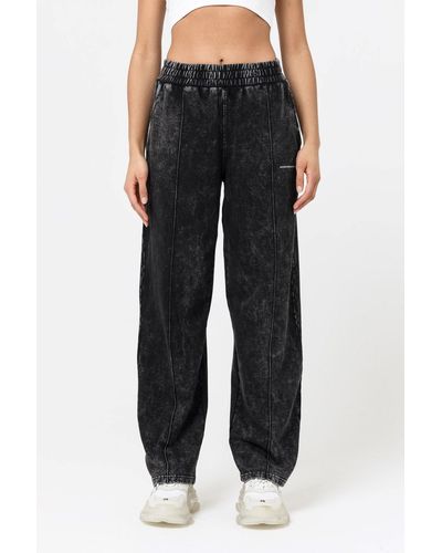 Good For Nothing Cotton Acid Wash Relaxed Joggers - Black