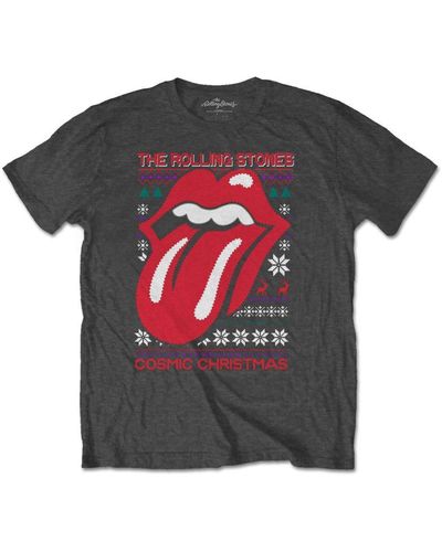 The Rolling Stones Cosmic Christmas T-shirt - Red