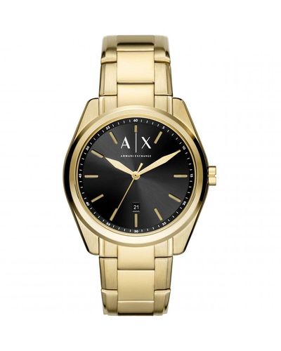 Armani Exchange Stainless Steel Fashion Analogue Quartz Watch - Ax2857 - Metallic