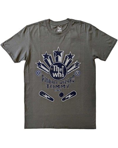 The Who Pinball Wizard Flippers Cotton T-shirt - Grey