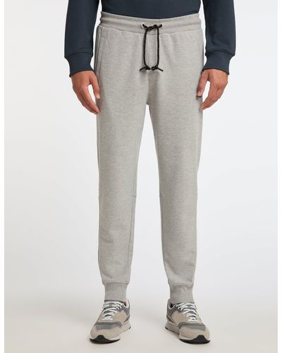 Venice Beach Joggers With Comfort Factor In Pure Cotton - Grey