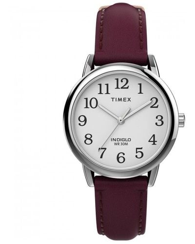 Timex Easy Reader Classic Analogue Quartz Watch - Tw2u96300 - Red