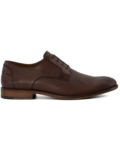 Dune 'billiard' Leather Casual Shoes - Brown