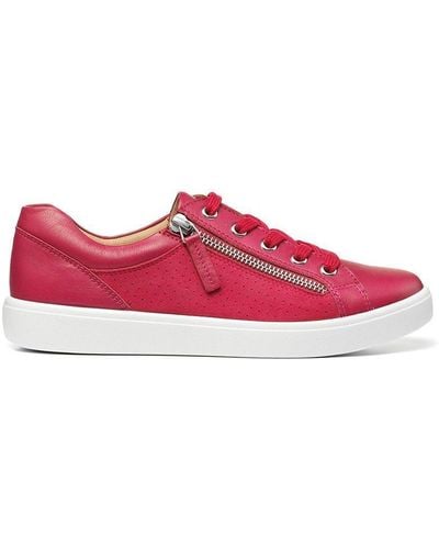 Hotter 'chase' Deck Trainers - Pink