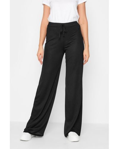 Long Tall Sally Tall Knitted Trousers - Black