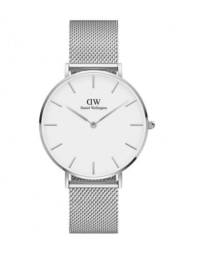 Daniel Wellington Petite 36 Sterling Stainless Steel Classic Quartz Watch - Dw00100306 - White