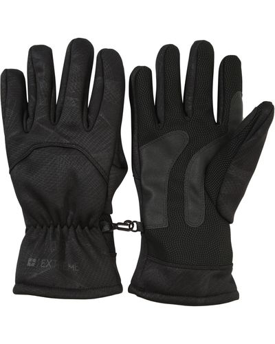 Mountain Warehouse Extreme Waterproof Glove Windproof Winter Gloves - Black